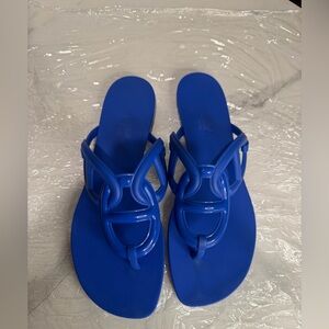 HERMES Blue Women's Sandals